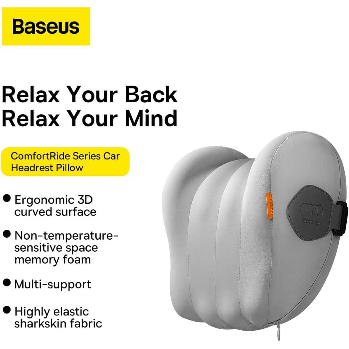 Baseus ComfortRide Series Car Headrest Pillow