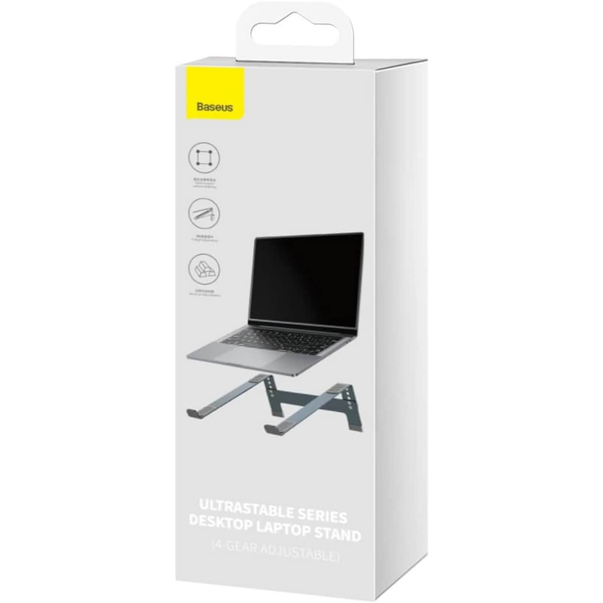 Baseus Grey UltraStable Series 4-Gear Adjustable Desktop & Laptop Stand