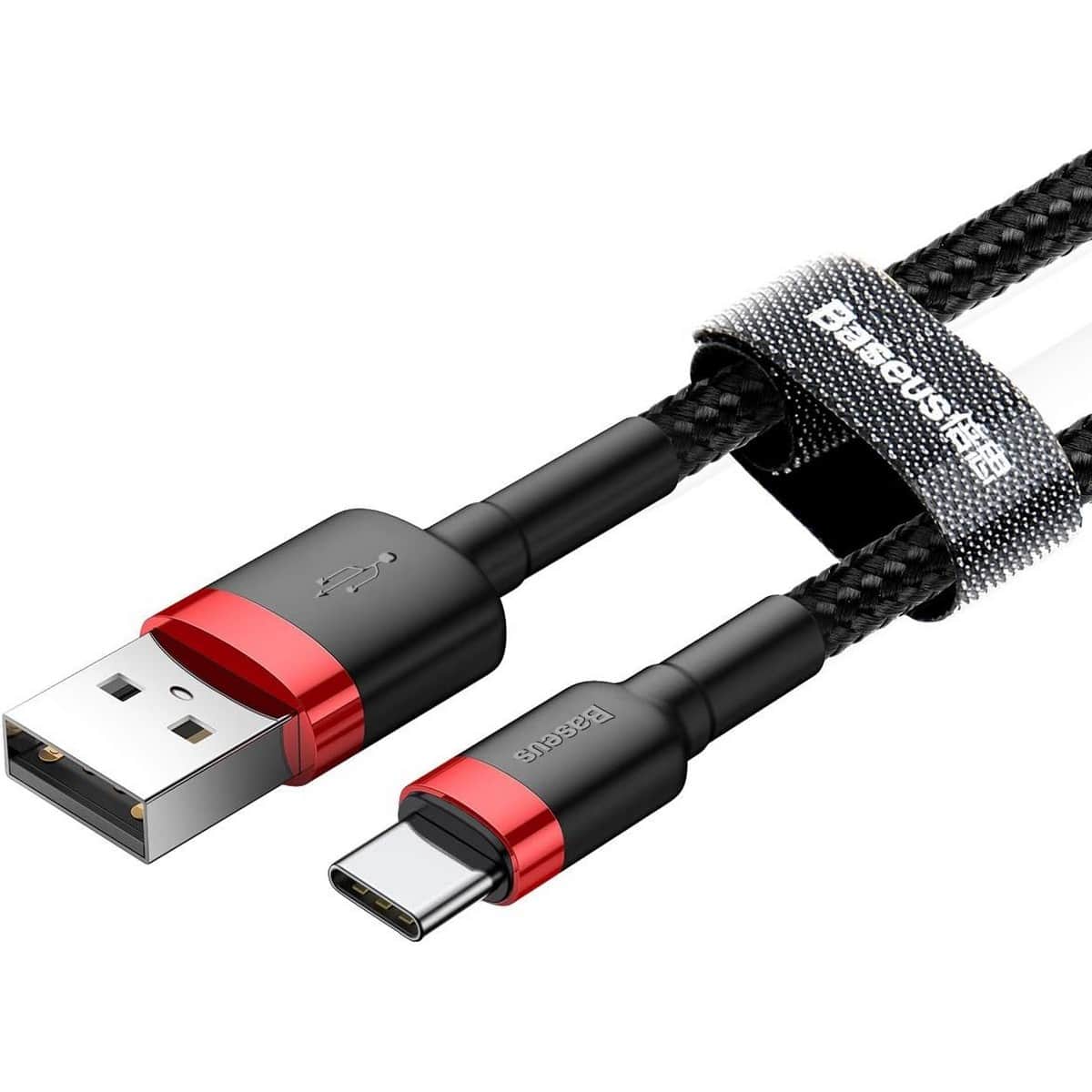 بيسوس كابل كافول USB-A إلى USB-C بقدرة 3A بطول 1 متر