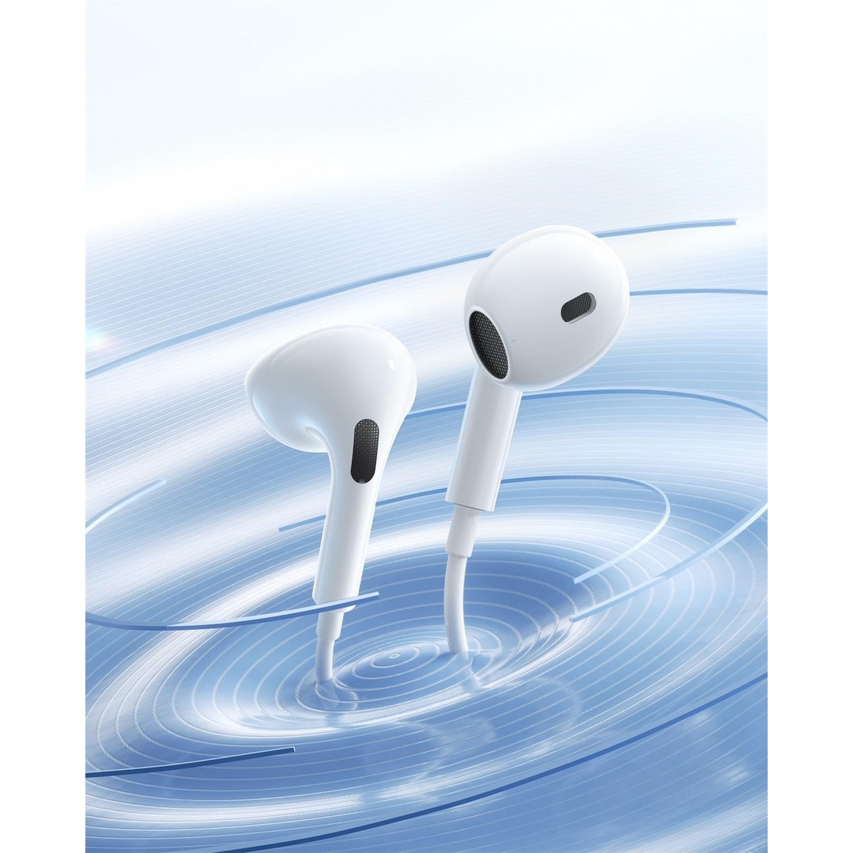 Baseus White Encok CZ19 Wired Earphones