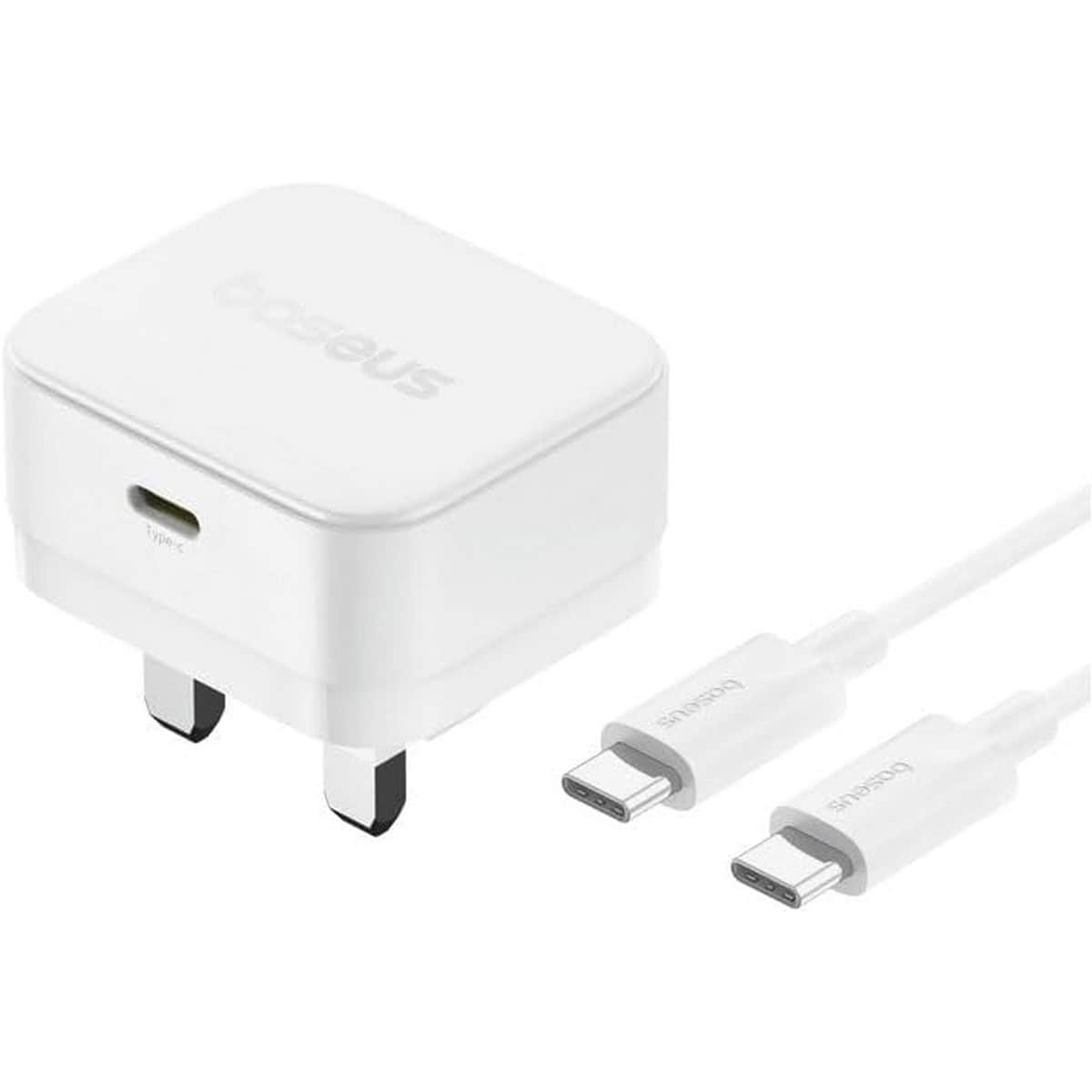 بيسوس شاحن حائط بالم بقدرة 20 واط مع كابل USB-C