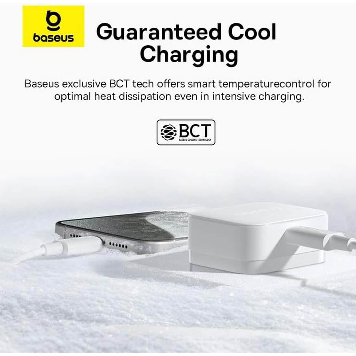 بيسوس شاحن حائط بالم بقدرة 20 واط مع كابل USB-C