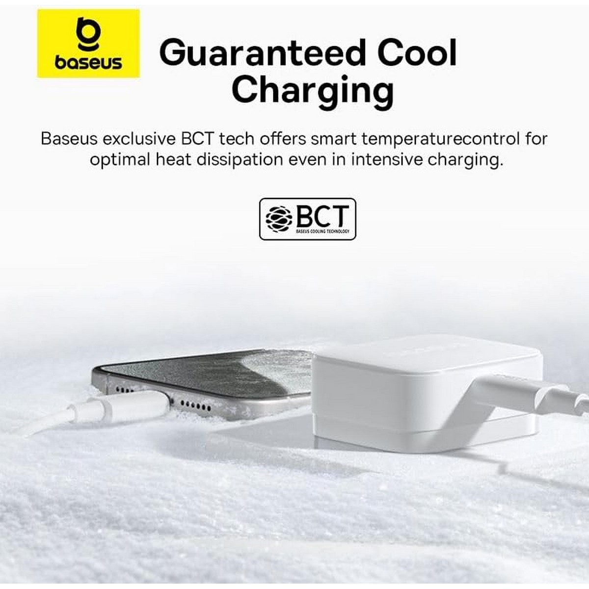 بيسوس شاحن حائط بالم بقدرة 20 واط مع كابل USB-C