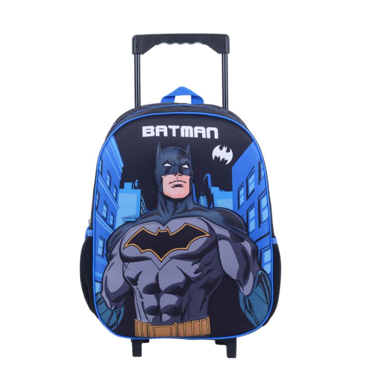 دي سي باتمان حقيبة ظهر ترولي سوبرهيرو مقاس 16 انش