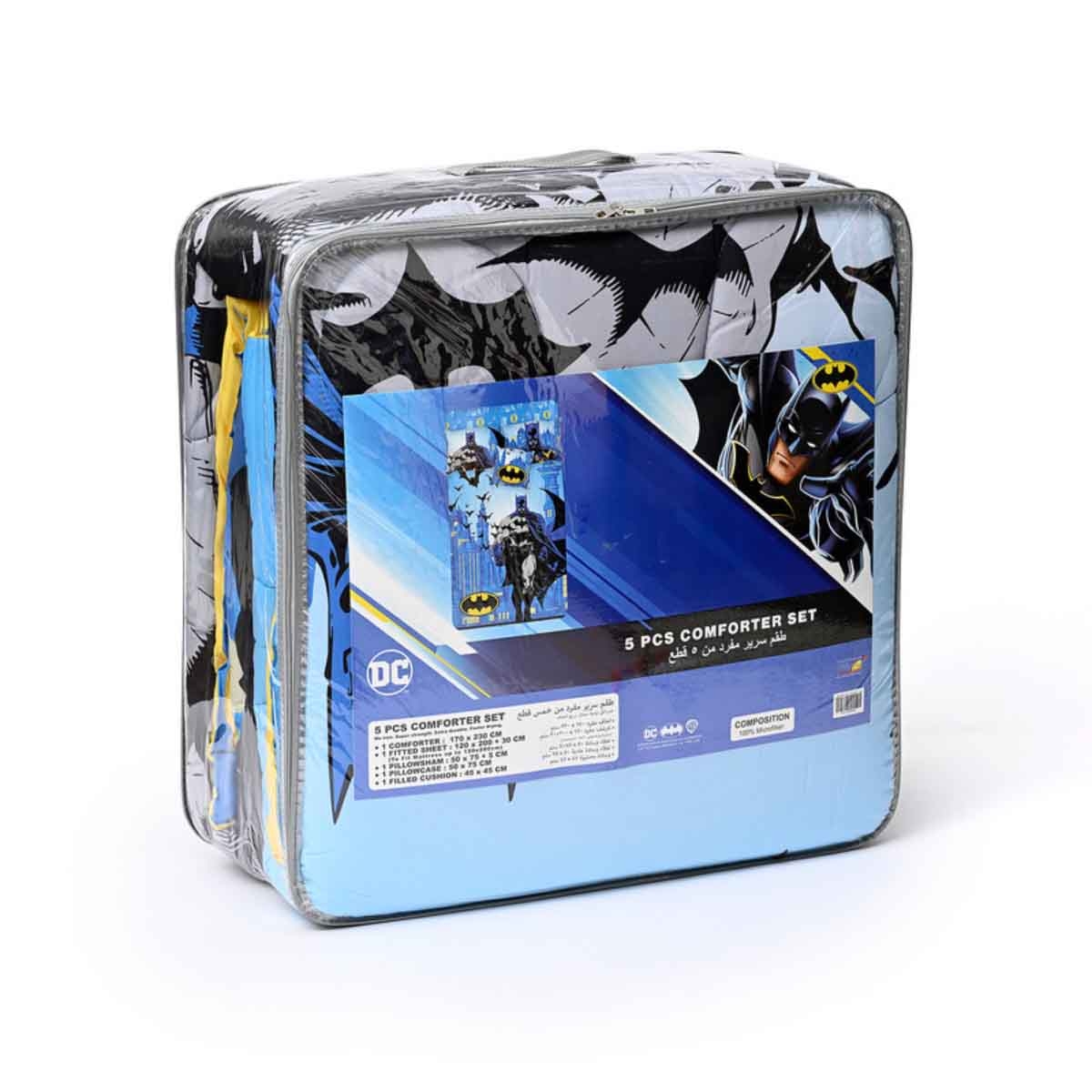 Batman 5-Piece BnB Brushed Microfiber with Polyester Shell Comforter Set