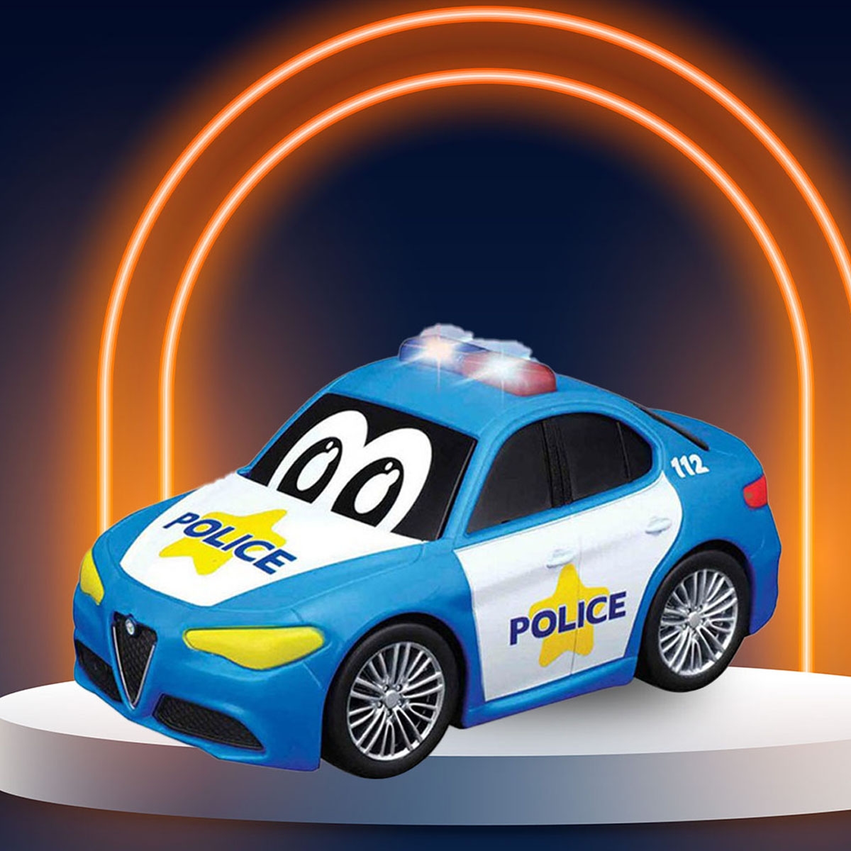 BB Junior Alfa Romeo Giulia Light & Sound Toy Car Toddler, 0-2 Years