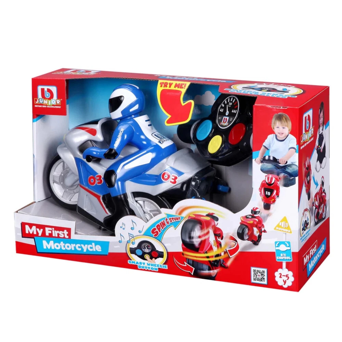 BB Junior Assorted My First Motorcycle Boys, 3-4 Years