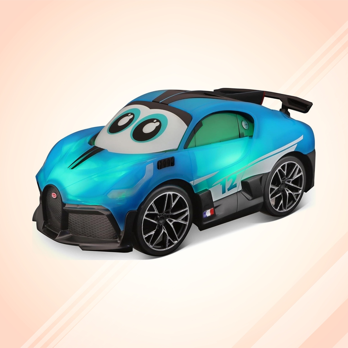 BB Junior Bugatti Light-Up Divo Light & Sound Car Toy Toddler, 0-2 Years
