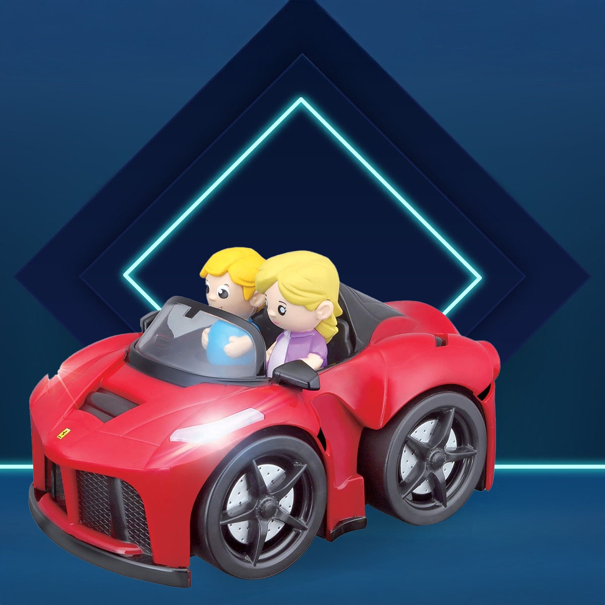 BB Junior LaFerrari Aperta Poppin Drivers Car Toy Toddler, 0-2 Years