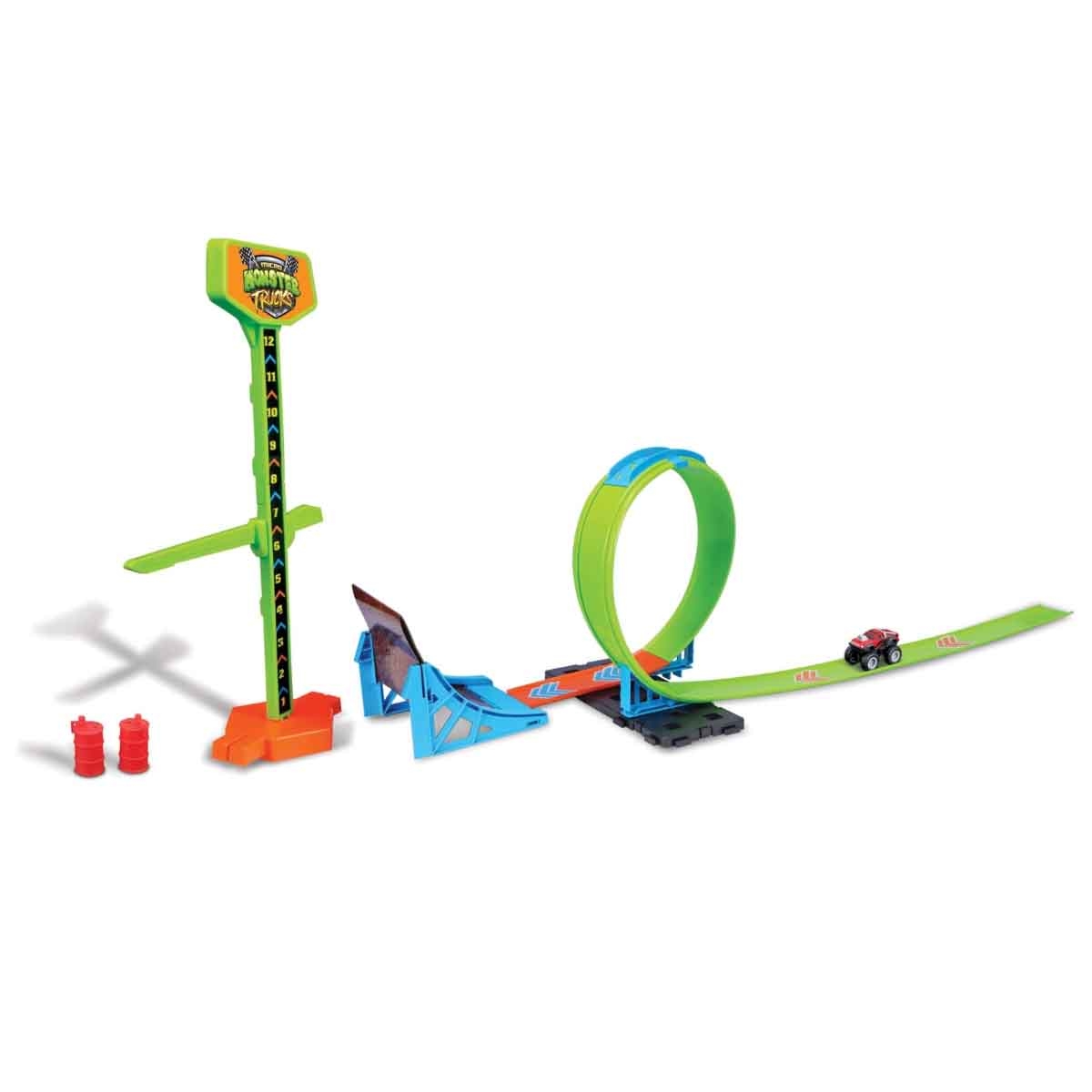 بي بي جونيور مجموعة سيارة لامبورغيني مع مجموعة عرض شاحنات مونستر الصغيرة من مايستو، للجنسين، 3-4 سنوات