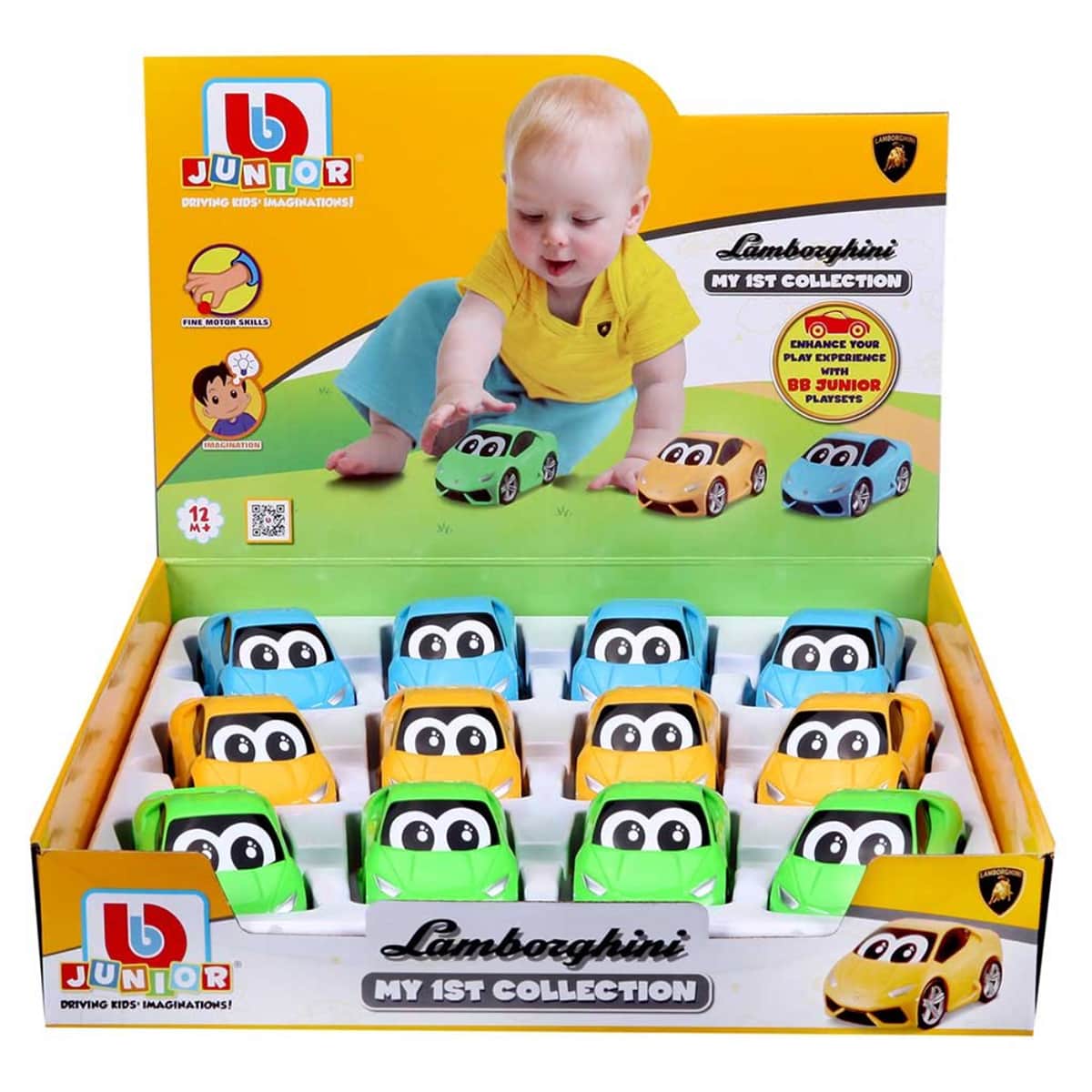 BB Junior My 1st Collection Assorted Lamborghini Car Toy Toddler, 0-2 Years