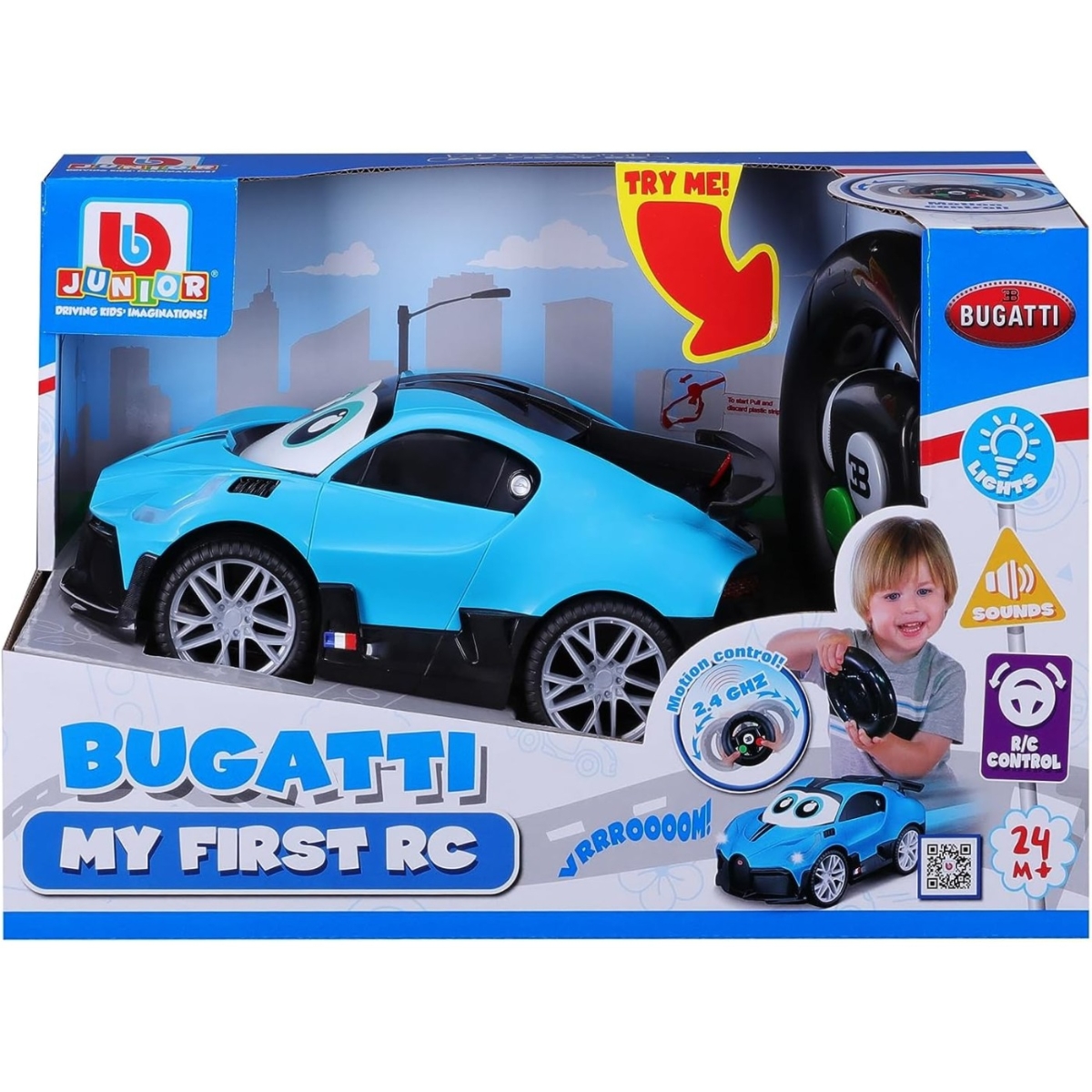 BB Junior My First RC Bugatti Divo Remote Control Car Toddler, 0-2 Years