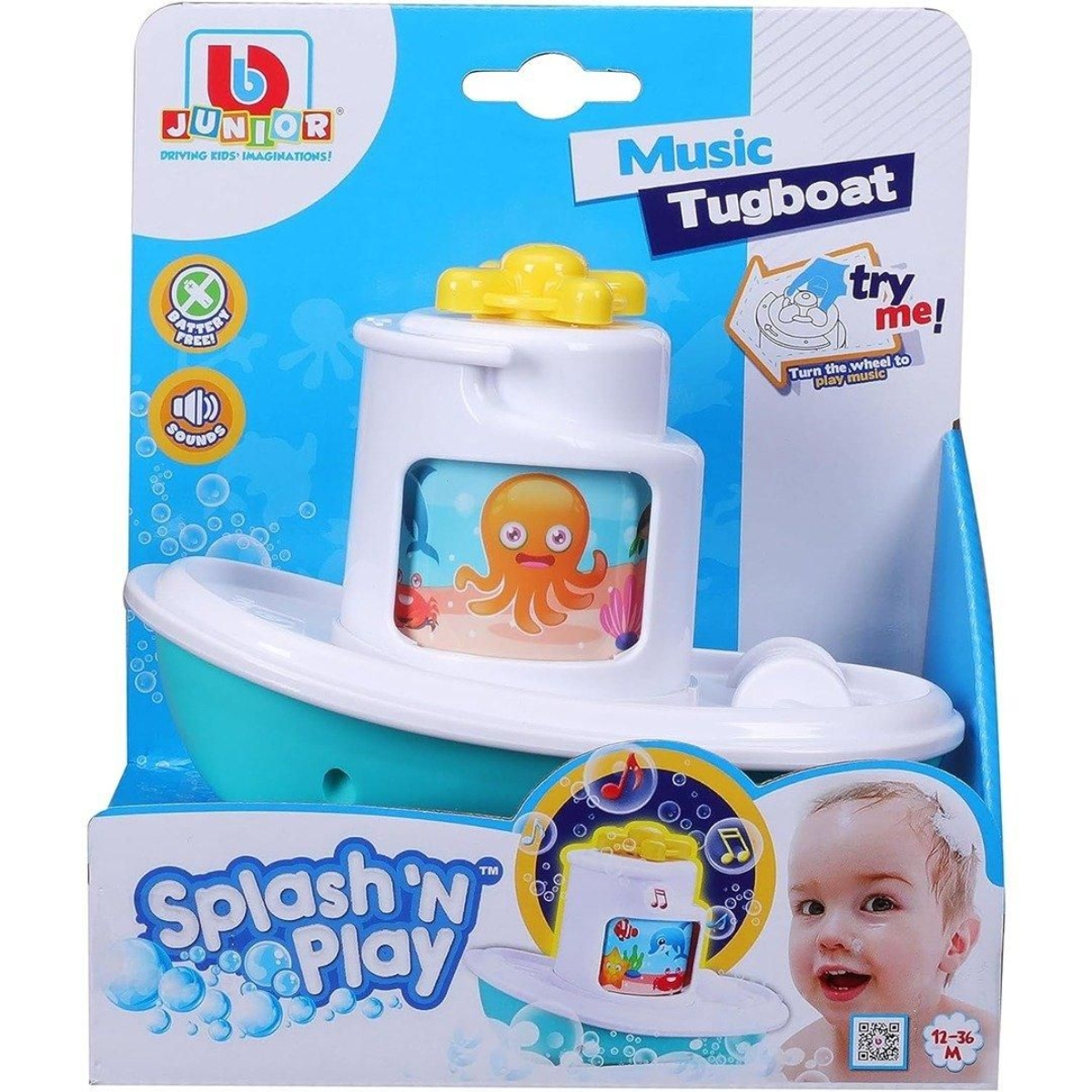BB Junior Splash 'N Play Music Tugboat Toddler, 0-2 Years