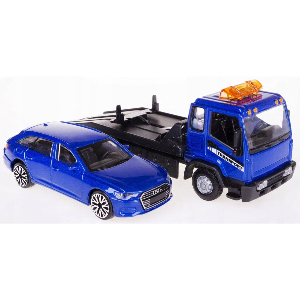 بوراغو مجموعة نقل بمنصة مسطحة متنوعة ستريت فاير 18-31399 بمقياس 1:43 للأولاد، 3-4 سنوات