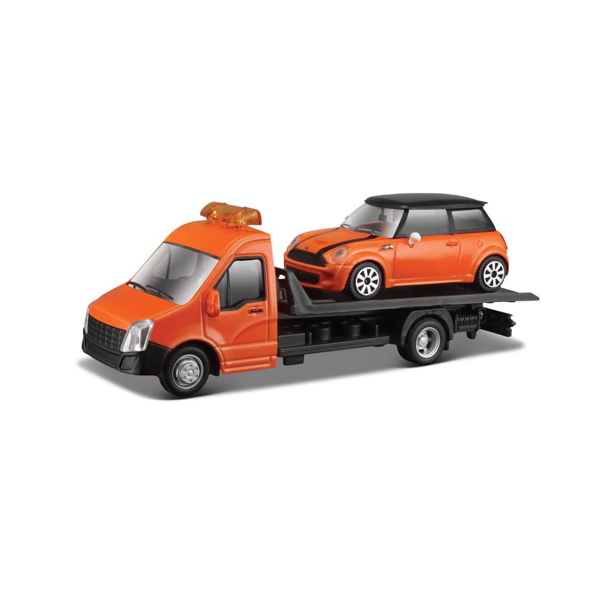 Bburago 18-31399 1:43 Scale Street Fire Assorted Flatbed Transport Playset Boys, 3-4 Years