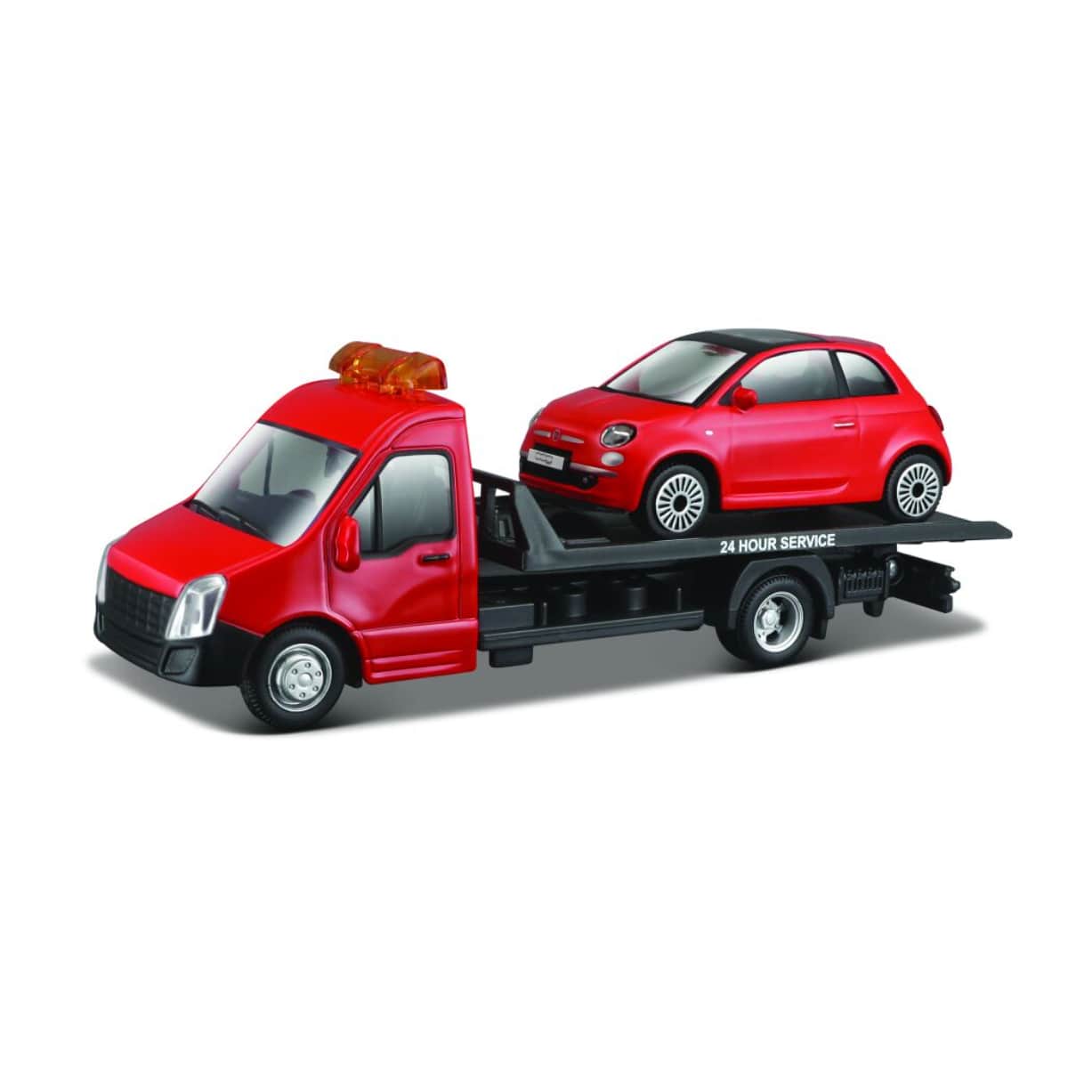 Bburago 18-31400 1:43 Scale Street Fire Assorted Flatbed Transport Playset Boys, 3-4 Years
