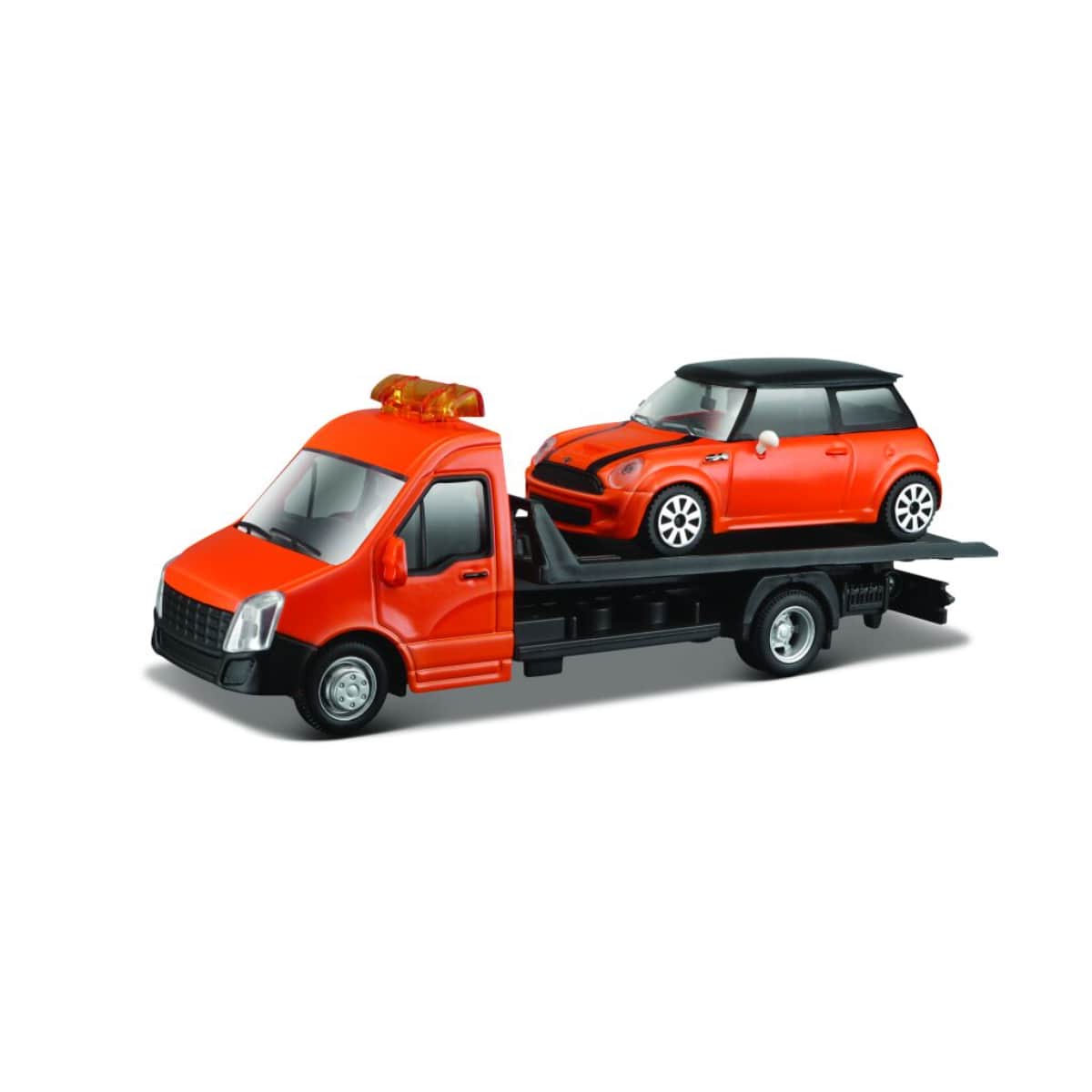Bburago 18-31400 1:43 Scale Street Fire Assorted Flatbed Transport Playset Boys, 3-4 Years