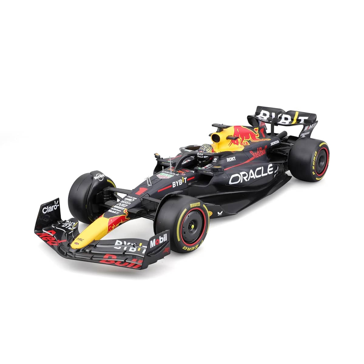Bburago 1:18 Scale Oracle Red Bull Racing RB19 مع Max Verstappen Diecast Car للجنسين، 13+ سنة