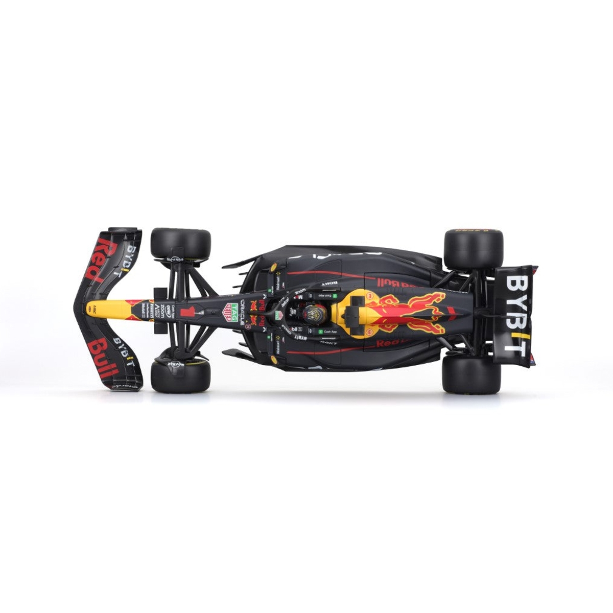 Bburago 1:18 Scale Oracle Red Bull Racing RB19 مع Max Verstappen Diecast Car للجنسين، 13+ سنة