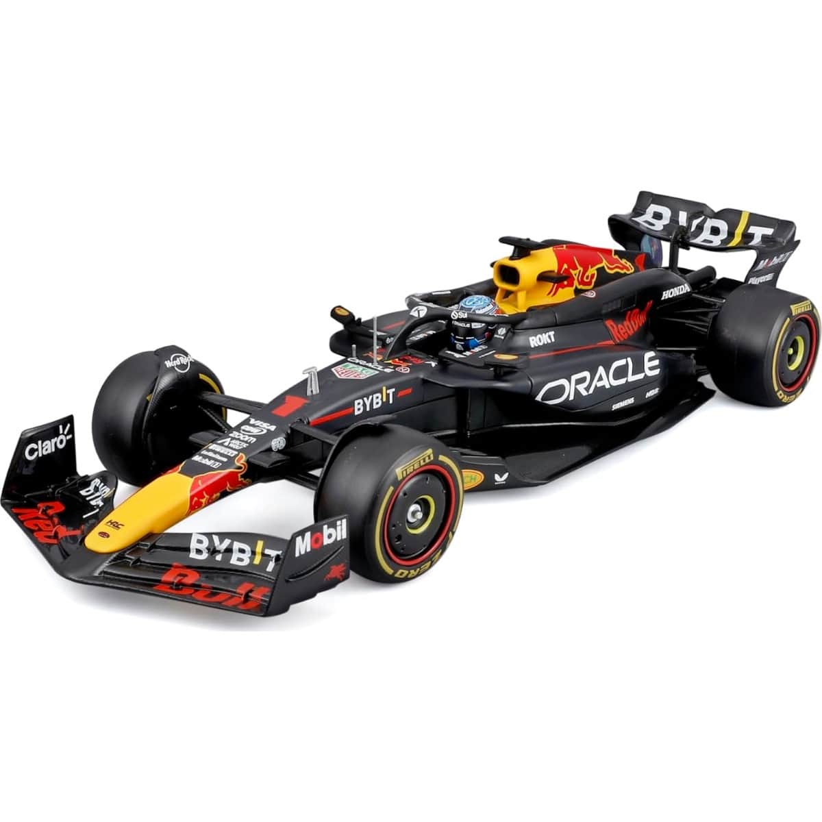 بوراغو سيارة سباق اوراكل ريد بول RB20 2024 بمقياس 1:24 للأولاد، 13+ سنة