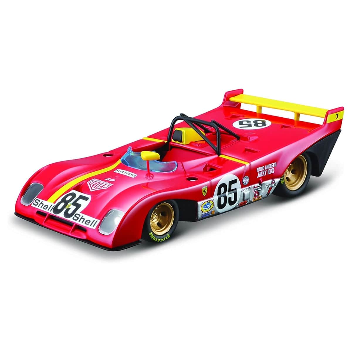 Bburago 1:43 Scale 1972 Ferrari Racing 312 P Diecast Car Boys, 13+ Years