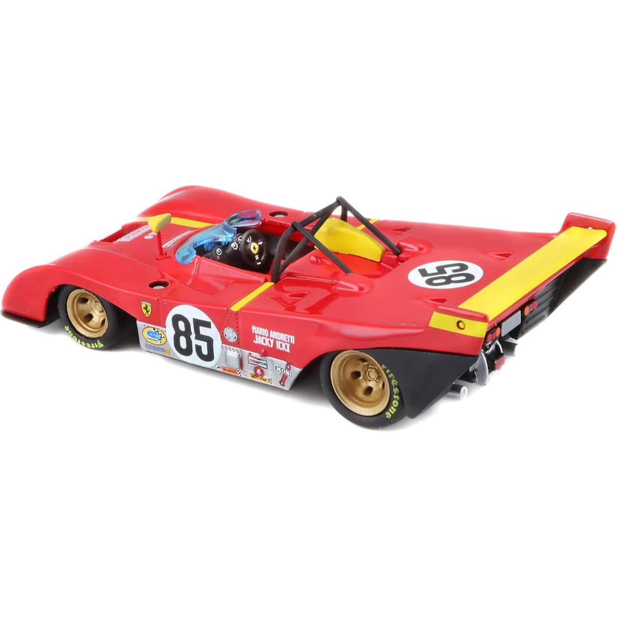 Bburago 1:43 Scale 1972 Ferrari Racing 312 P Diecast Car Boys, 13+ Years
