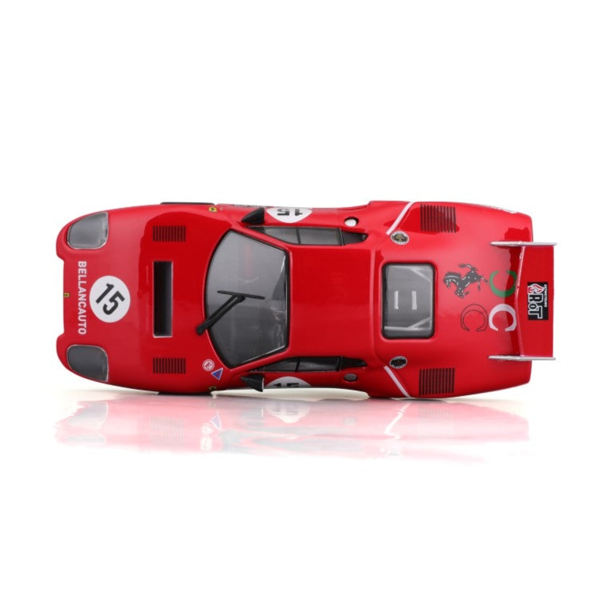 بوراجو سيارة فيراري رايسنغ 512 BB II سيريز موديل 1981 بمقياس 1:43 للأولاد، 13+ سنوات