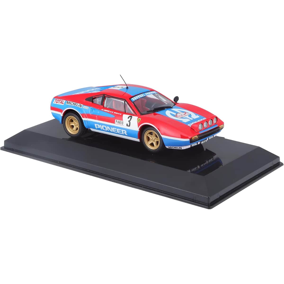 بوراجو سيارة فيراري رايسنغ 308 GTB موديل 1982 بمقياس 1:43 للأولاد، 13+ سنوات