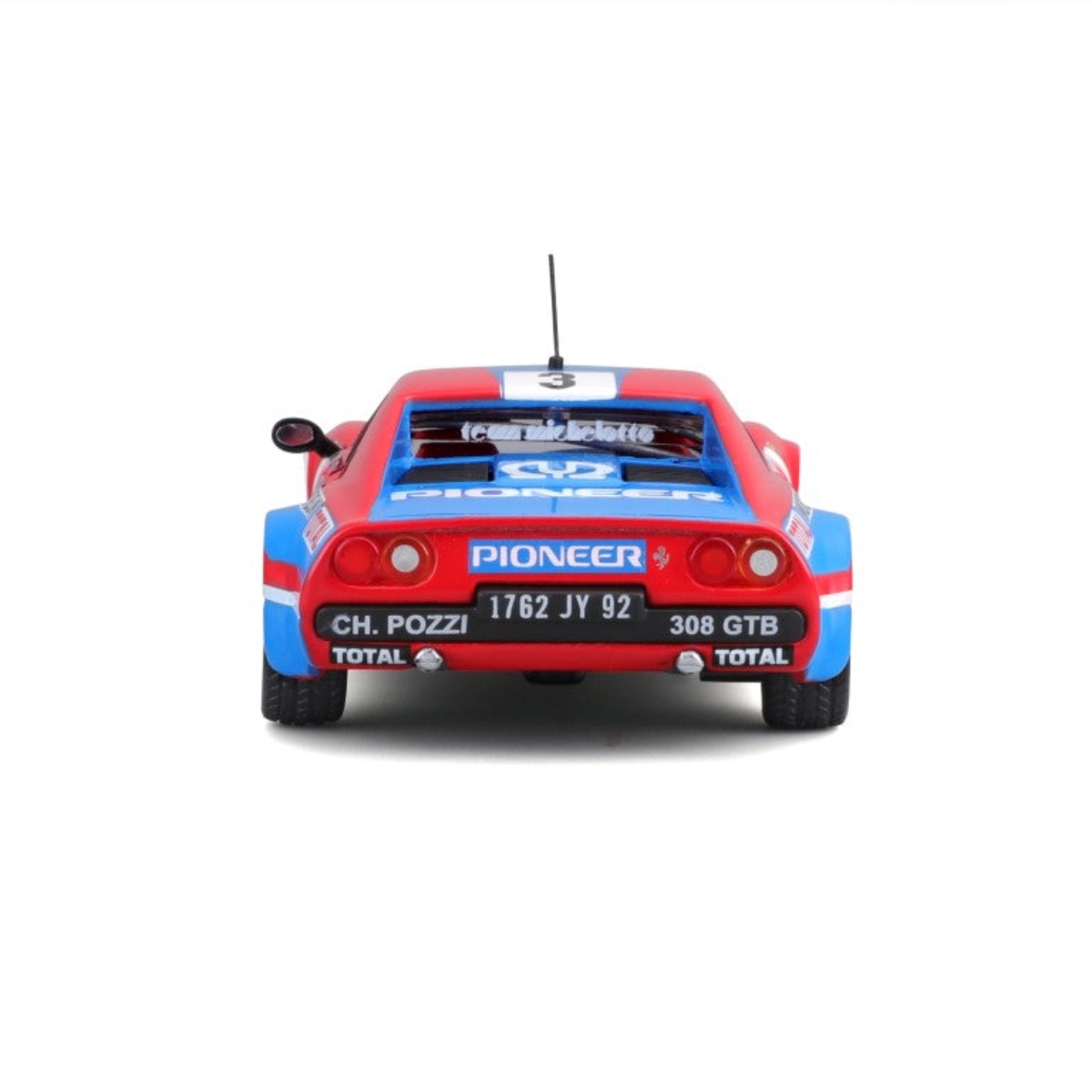 بوراجو سيارة فيراري رايسنغ 308 GTB موديل 1982 بمقياس 1:43 للأولاد، 13+ سنوات