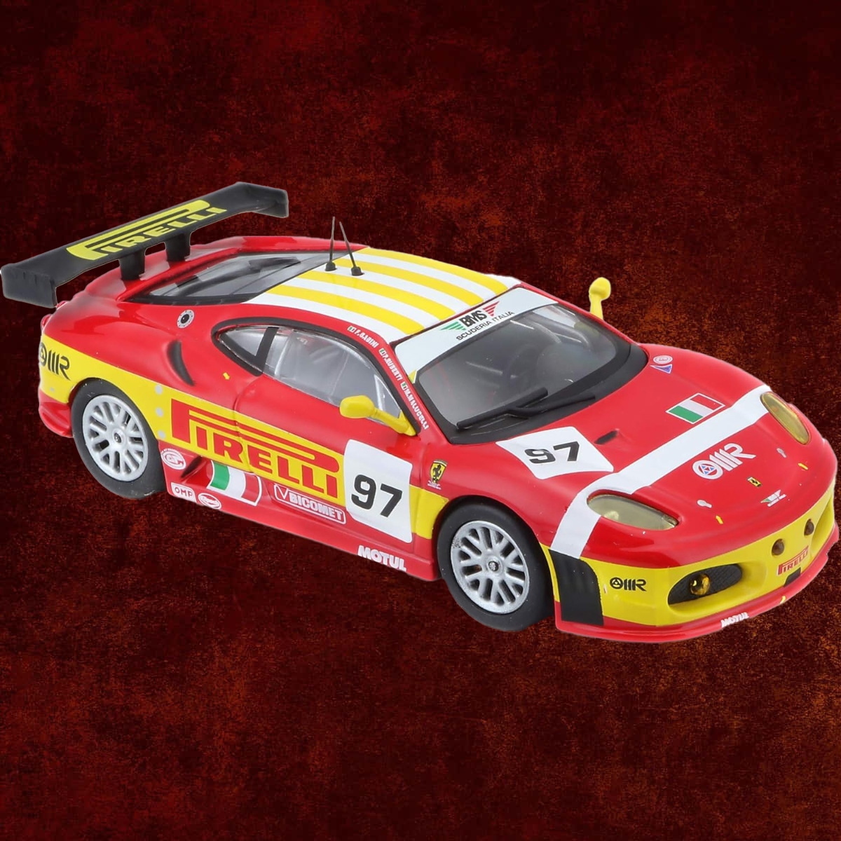 بوراجو سيارة فيراري رايسنغ F430 GTC موديل 2008 بمقياس 1:43 للأولاد، 13+ سنوات