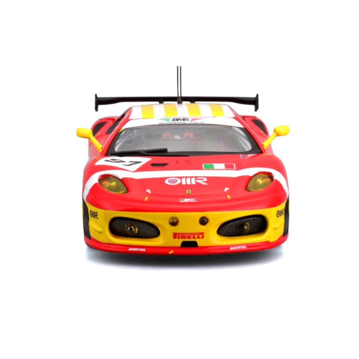 بوراجو سيارة فيراري رايسنغ F430 GTC موديل 2008 بمقياس 1:43 للأولاد، 13+ سنوات
