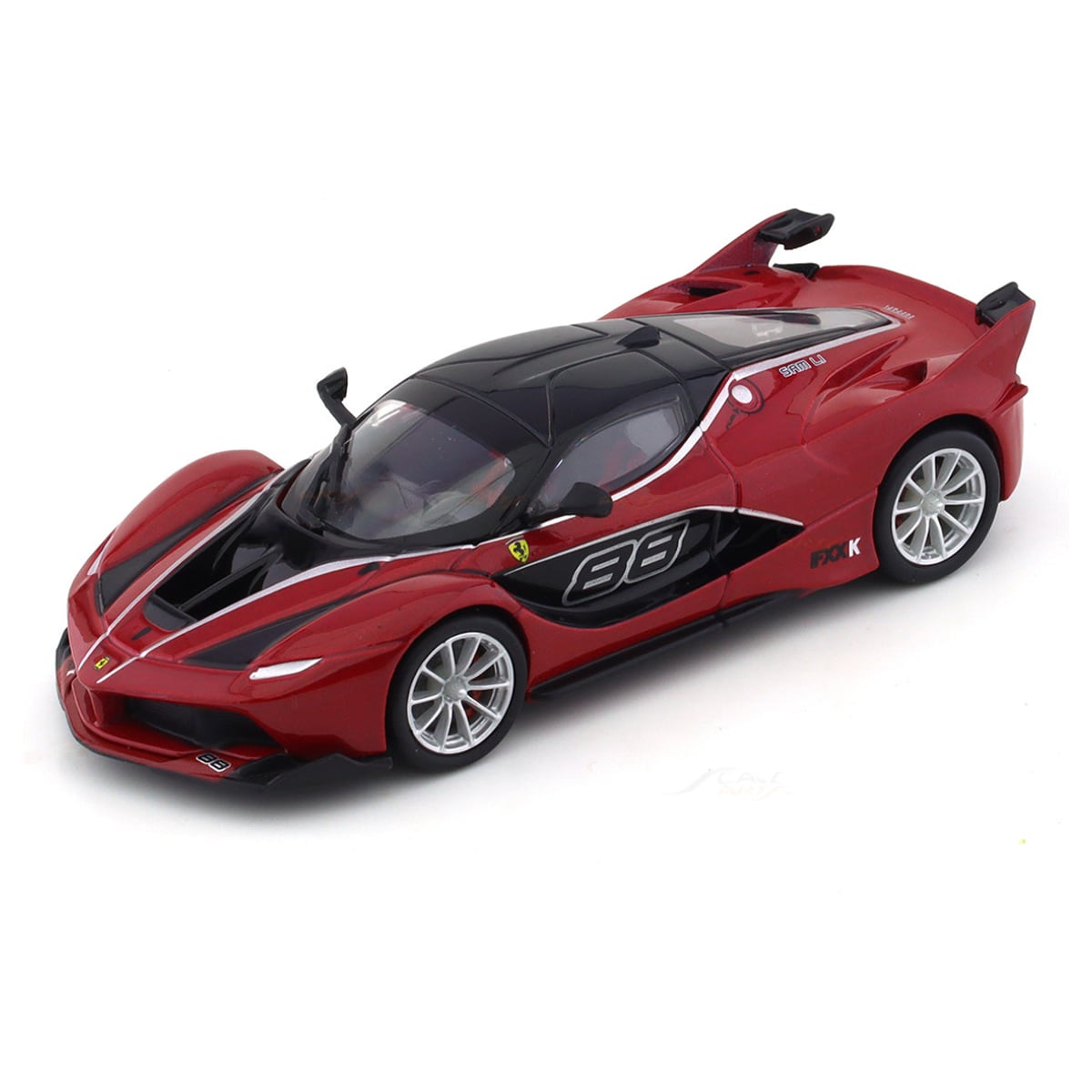 بوراغو سيارة فيراري FXX-K إيفو حمراء مصبوبة معدنية بمقياس 1:43 للأولاد، 13+ سنة