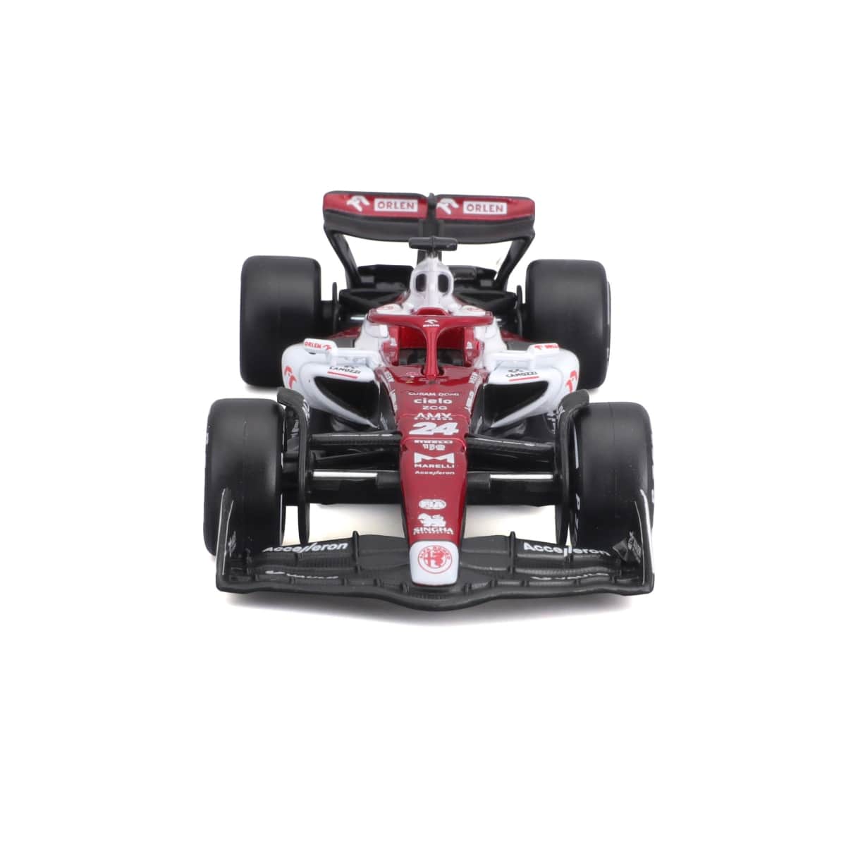 Bburago 1:43 Scale 2022 Alfa Romeo F1 Team Orlen C42 No.24 Diecast Car Boys, 3-4 Years