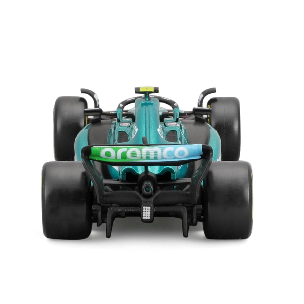Bburago 1:43 Scale Aston Martin AMR23 #18 Lance Stroll with Helmet Diecast Race Car Unisex, 13+ Years