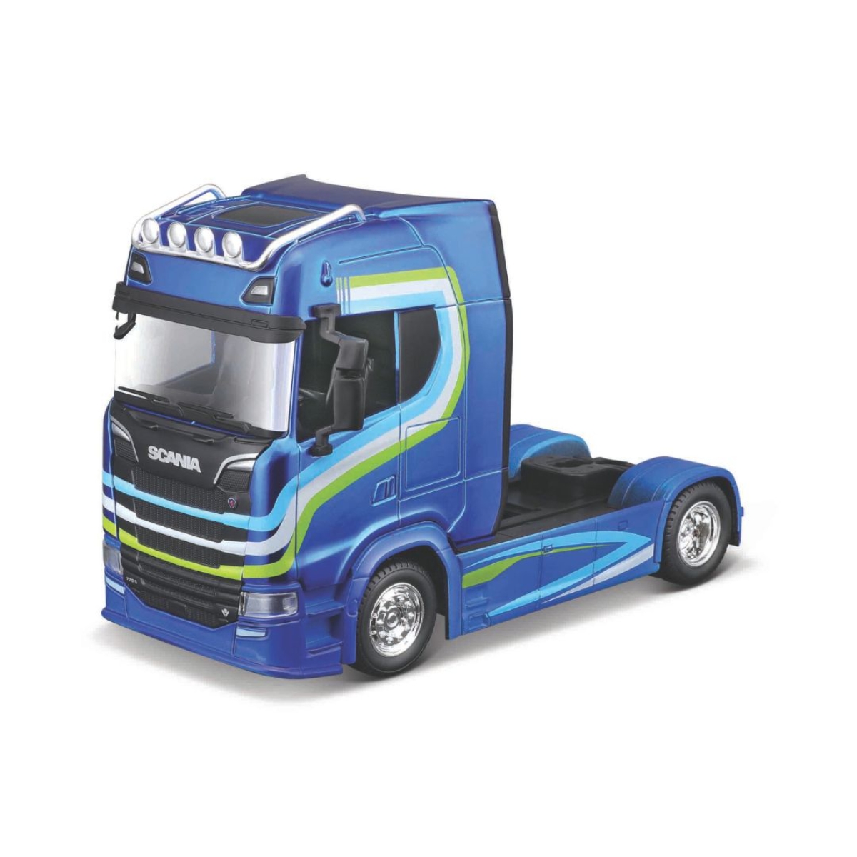 Bburago 1:43 Scale Mercedes Haulers Custom Cabs Assorted Diecast Vehicle Boys, 3-4 Years