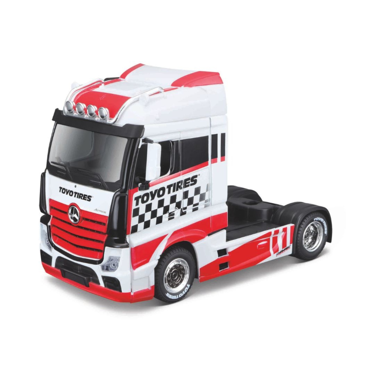 Bburago 1:43 Scale Mercedes Haulers Custom Cabs Assorted Diecast Vehicle Boys, 3-4 Years