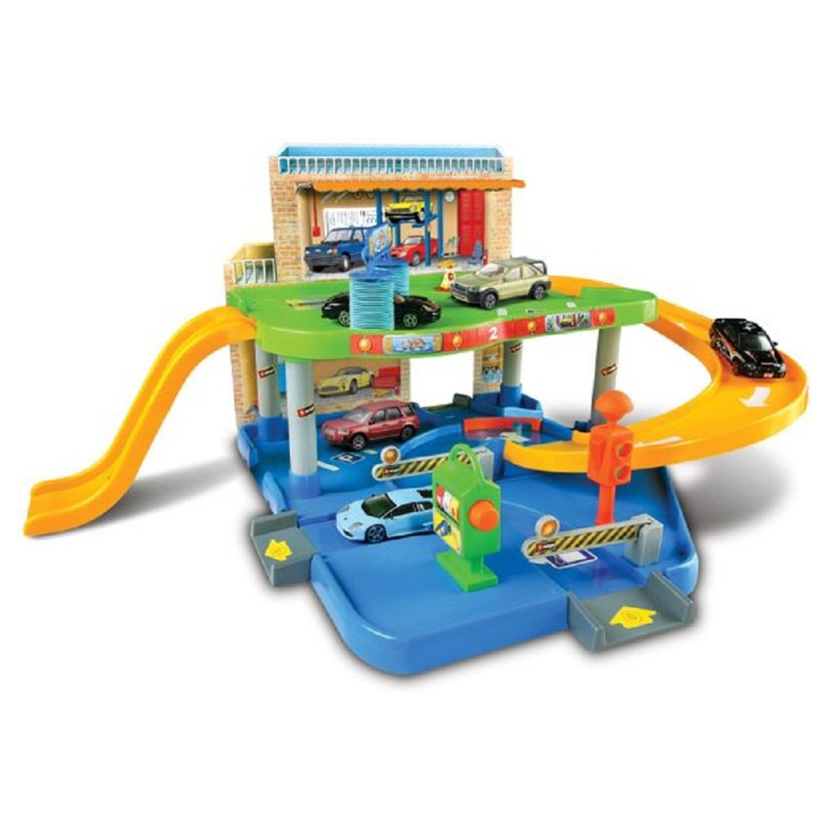 Bburago 1/43 Street Fire Auto Service Playset Unisex, 3-4 Years