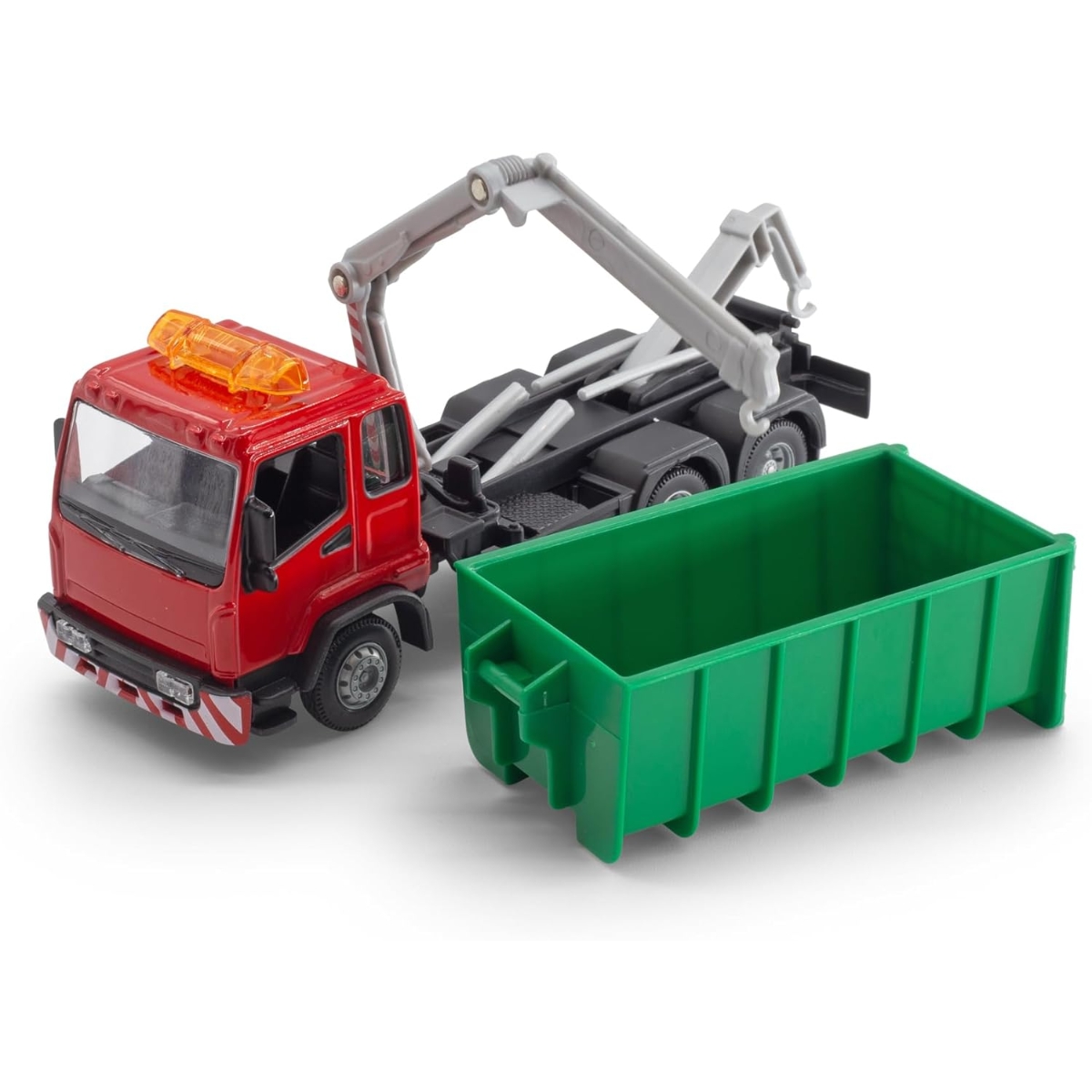 بوراجو شاحنة بلدية بمقياس 1:50 مع رافعة وخطاف مركبة داي كاست للأولاد، 3-4 سنوات