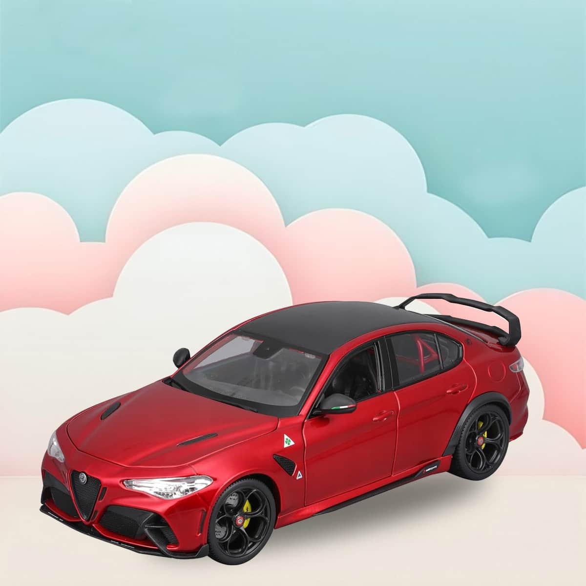 Bburago Alfa Romeo Giulia GTAm 1:18 Scale Diecast Car Boys, 3-4 Years