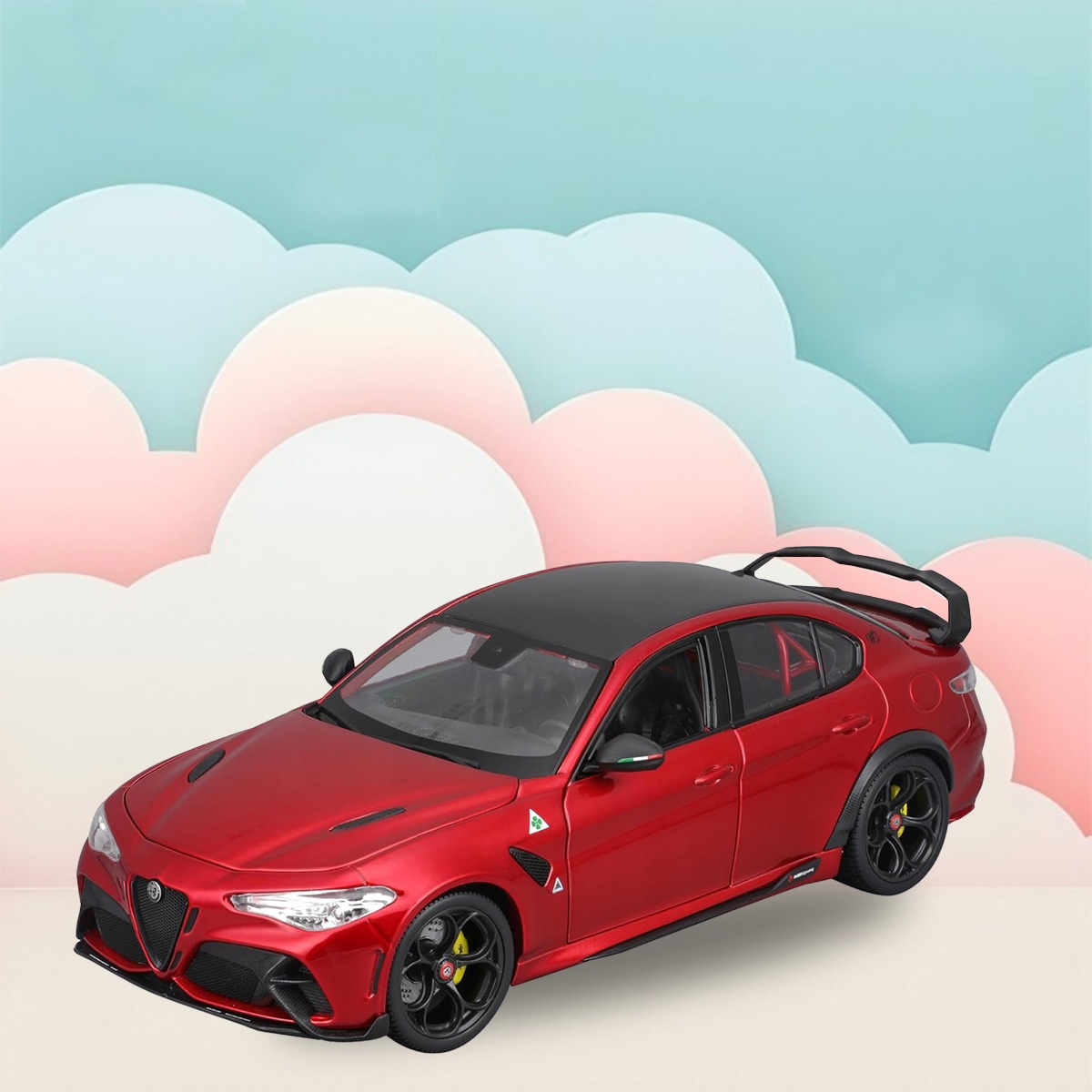 Bburago Alfa Romeo Giulia GTAm 1:18 Scale Diecast Car Boys, 3-4 Years