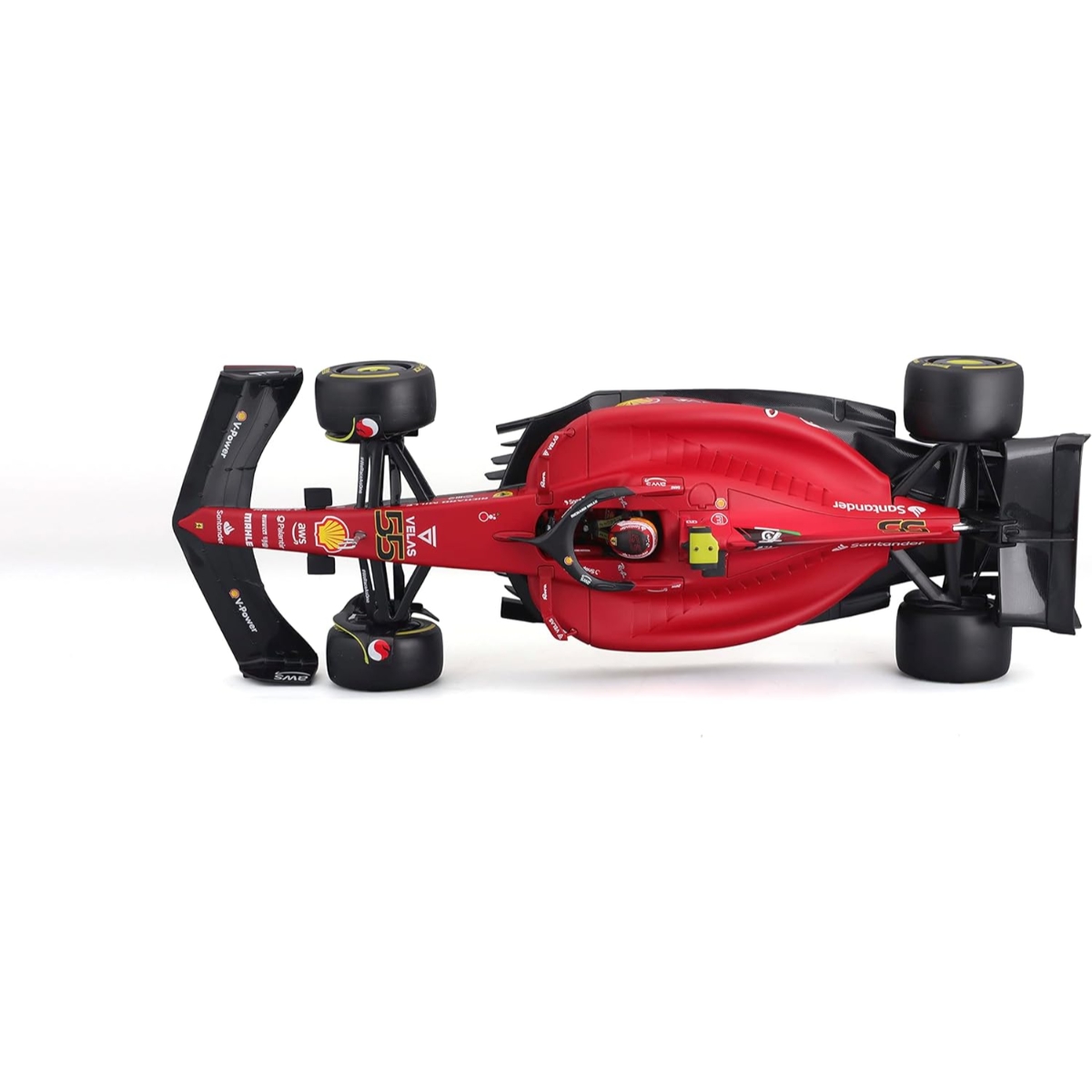 Bburago F1-75 2022 Sainz Ferrari 1:18 Scale Diecast Car Boys, 13+ Years