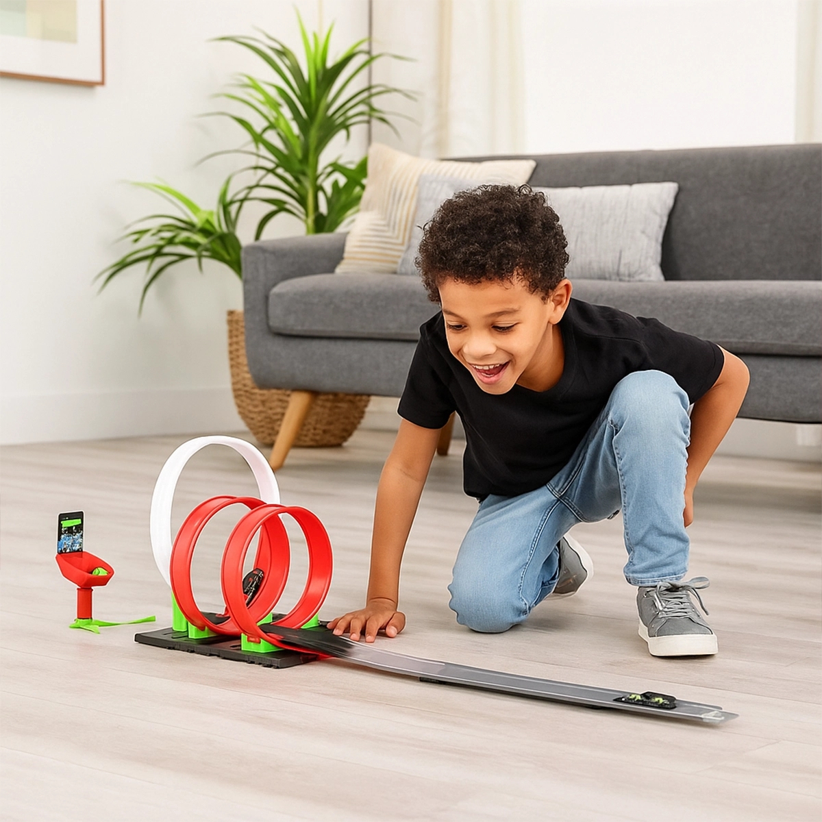 Bburago Gogears Extreme Supersonic Launch with Car Unisex, 3-4 Years