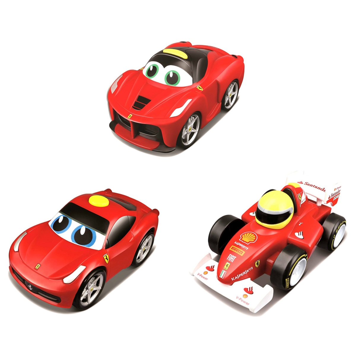 Bburago Junior Ferrari Touch and Go Assorted Car Toddler, 0-2 years