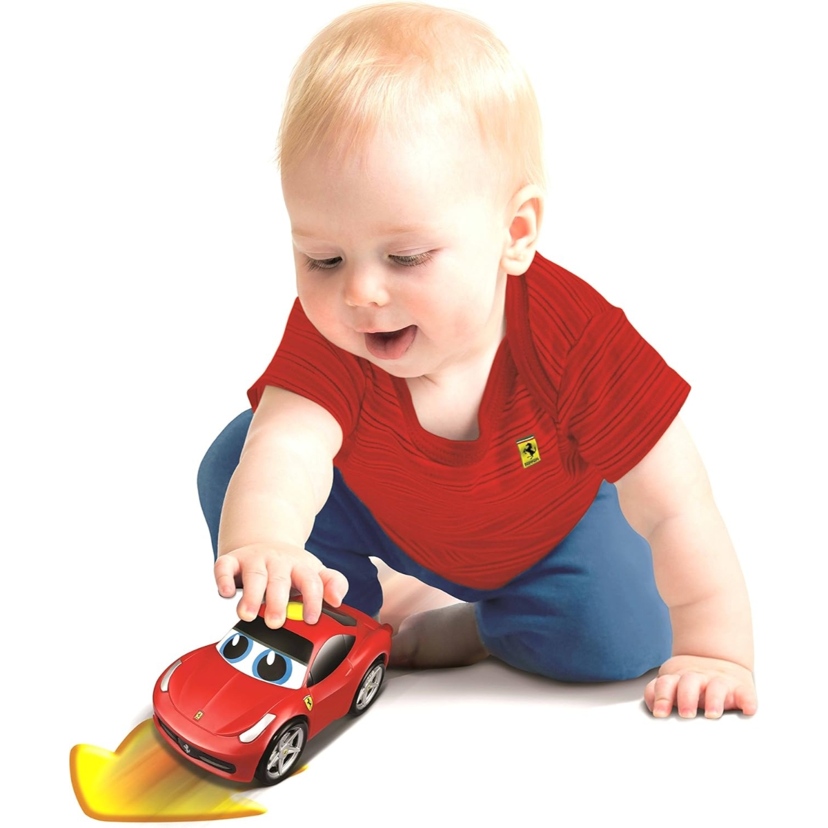 Bburago Junior Ferrari Touch and Go Assorted Car Toddler, 0-2 years