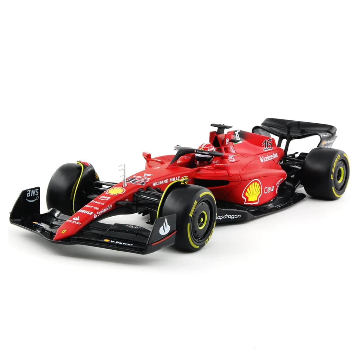 Bburago Scuderia Ferrari SF21 No.16 1:43 Scale Diecast Car Boys, 13+ Years