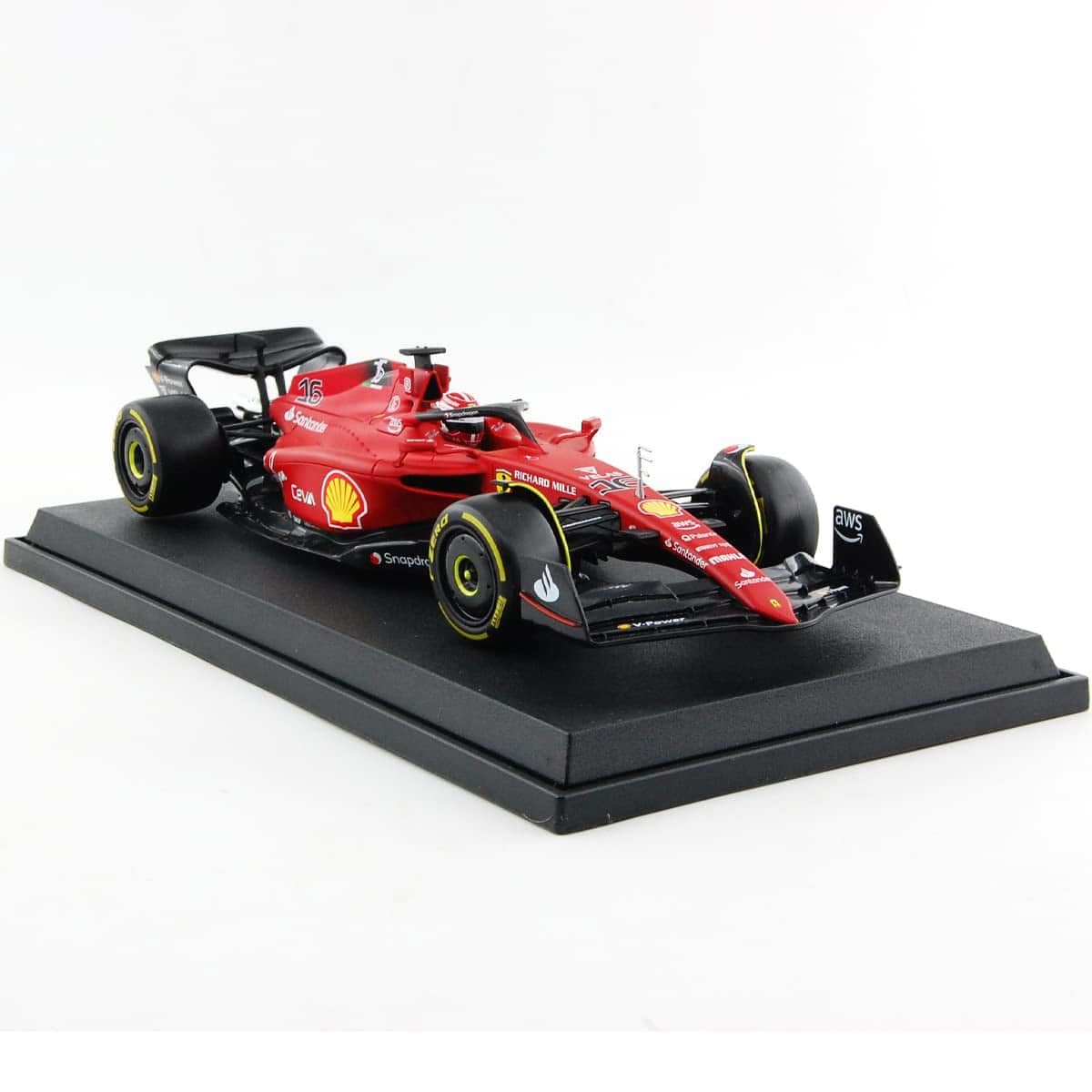 Bburago Scuderia Ferrari SF21 No.16 1:43 Scale Diecast Car Boys, 13+ Years