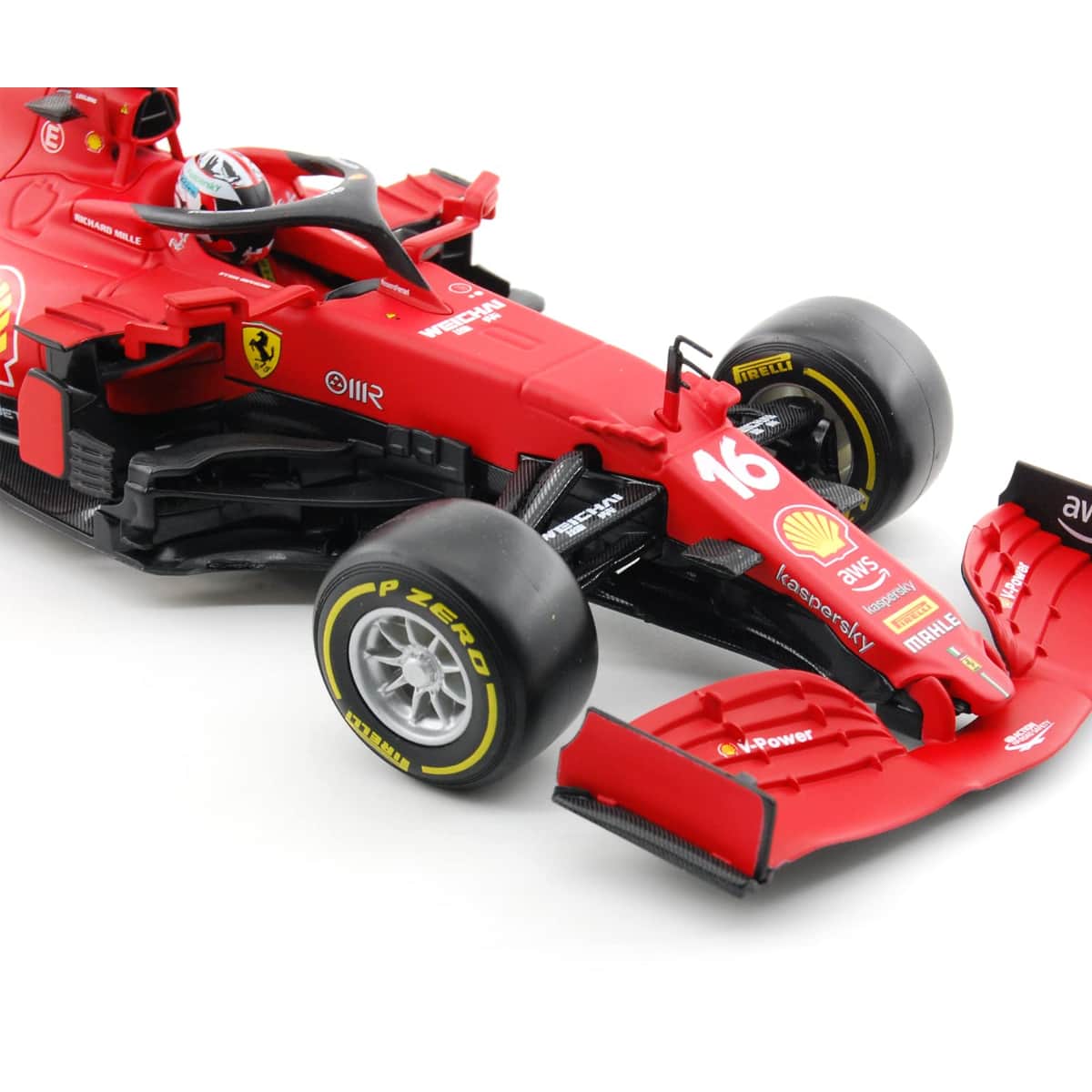 Bburago Scuderia Ferrari SF21 No.16 1:43 Scale Diecast Car Boys, 13+ Years