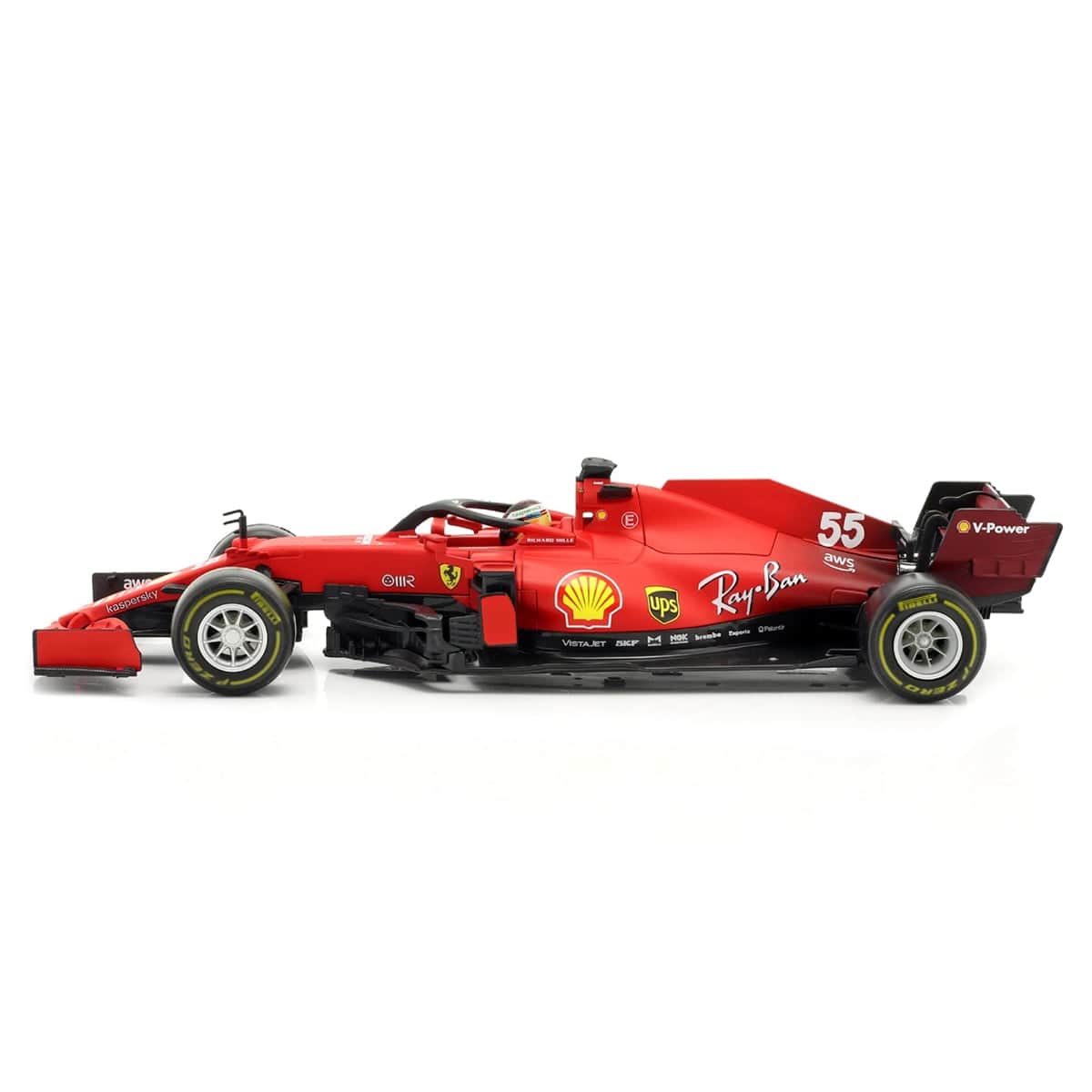 Bburago Scuderia Ferrari SF21 No.55 1:43 Scale Diecast Car Boys, 13+ Years
