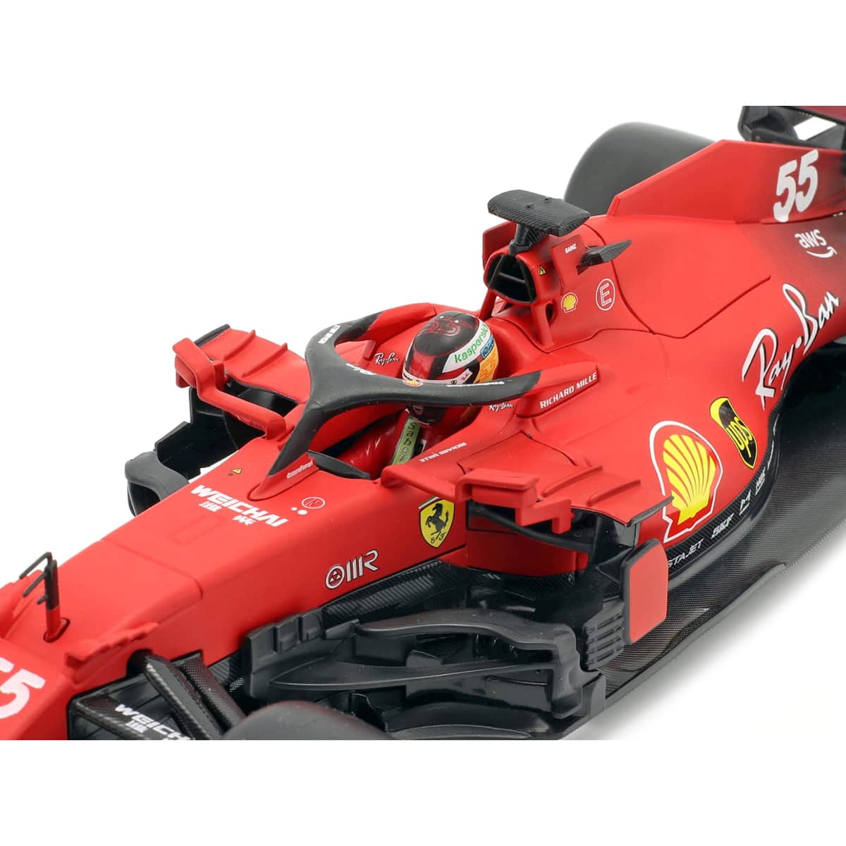 Bburago Scuderia Ferrari SF21 No.55 1:43 Scale Diecast Car Boys, 13+ Years