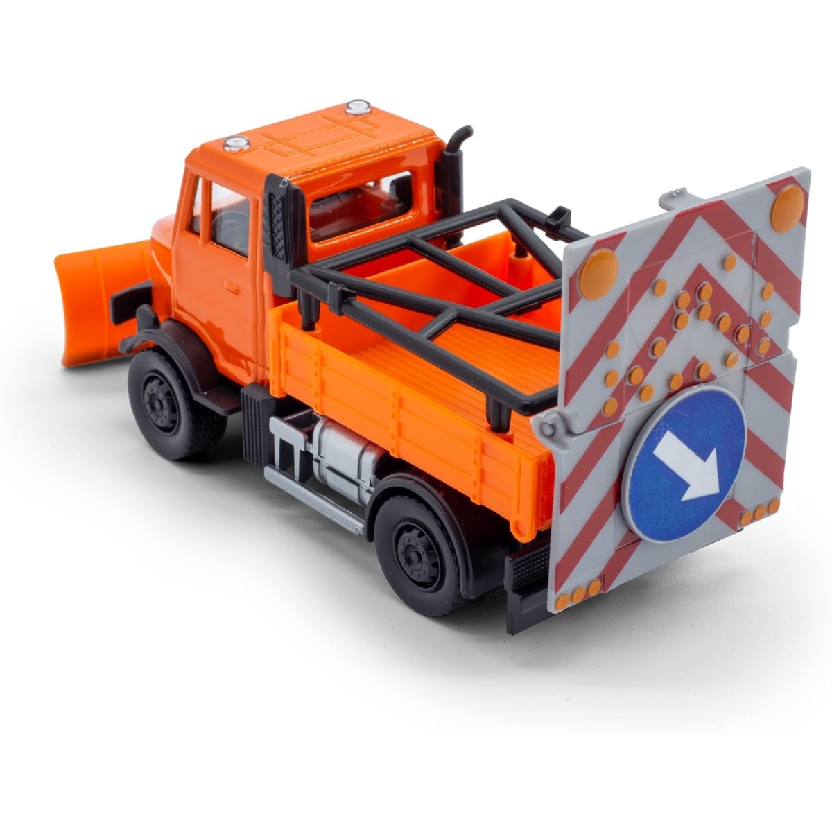 بوراجو شاحنة بلدية داي كاست مع جرافة ثلوج وعلامات طريق للأولاد، 3-4 سنوات
